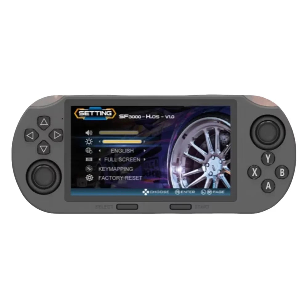 SF3000 Retro Handheld Video Game Console Classic Games Pocket Player with 4.5 Inch IPS Screen 3000mAh Portable Linux System