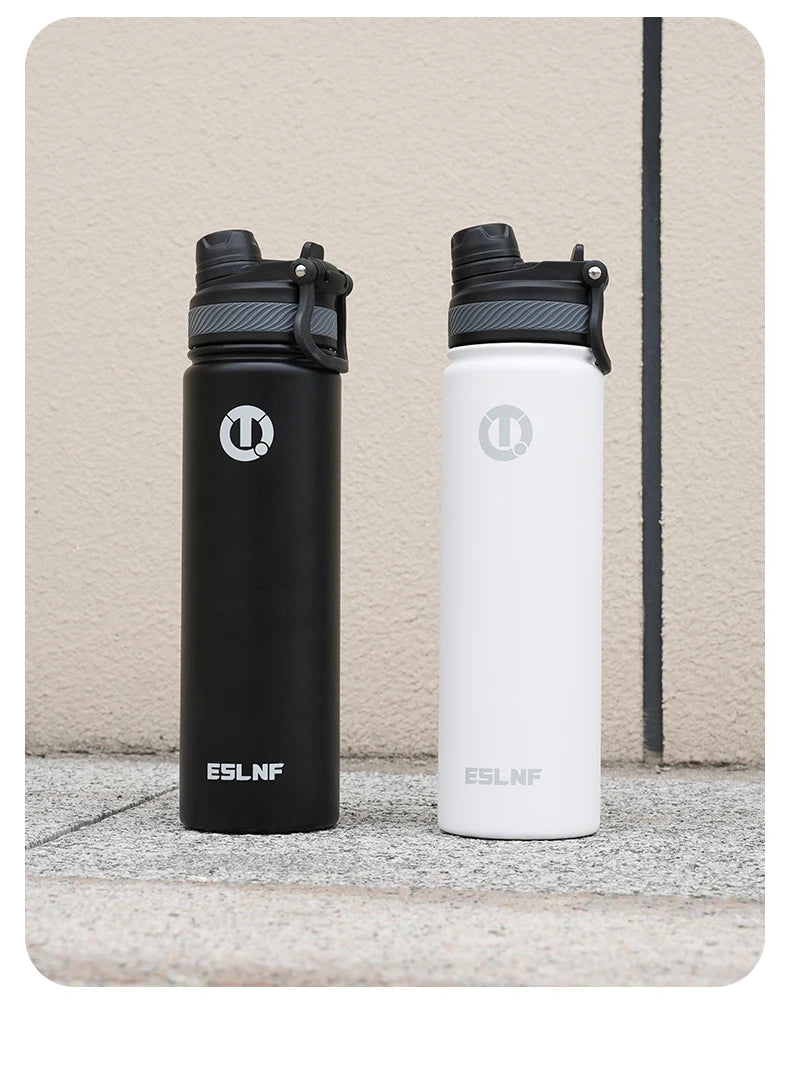Cycling Thermal Water Bottle 0.65L Large Capacity Insulated Kettle Heat Storage Water Cup Sports MTB Cycling Accessories