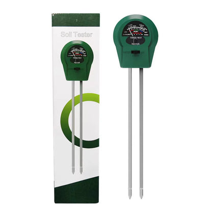 Soil PH Meter Tester Soil Tester PH Moisture meter Temperature Sunlight Intensity measurement Analysis Soil Acidity Test 4 in 1