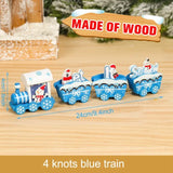 Christmas Train Decorations for Home, Merry Christmas Ornament, Noel Gifts, Happy New Year, 2025, 2024 