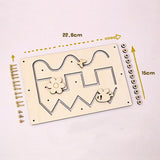 Children Busy Board DIY Educational Training Life Skill Baby Montessori Activity Board Accessories Cognition Toy Games Parts