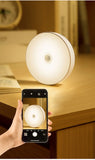 Luz Noturna LED com Sensor de Movimento e Recarregável via USB – Ideal para Cozinha, Quarto, Escadas, Corredor, Armário e Guarda-Roupa