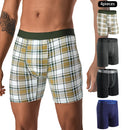 4pcs Set Mid-Long Boxer Shorts Men's Underwear Cotton Breathable Male Underpants for Men Homme Boxershorts Slips Soft Panties