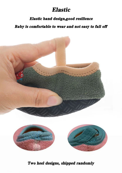 Baby Non-slip Socks Children Indoor Warm Floor Shoes Boys and Girls Toddler Shoes Amusement Park Kindergarten Non-slip
