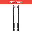 Cross Hex Drill Bit Set For Concrete Porcelain Tile Glass Metal Professional Multifunction Drill Bits Kit Tools Carbide Drills