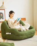 Portable Lazy Sofa Living Room Cheap Single Sofas Adult Tatami Chaise Lounge Relaxing 1-person Sofa Modern Tiny Home Furniture
