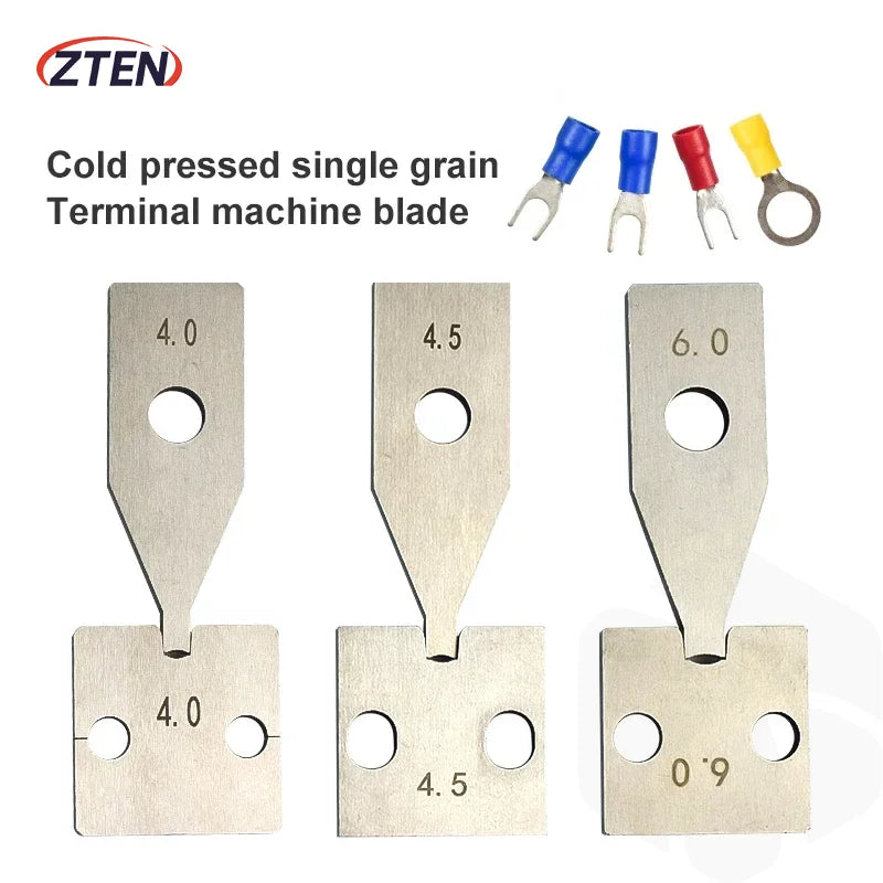 4pcs/set Terminals Crimping Machine Applicator Die Set Mold Blade Various Models For Terminal Machine Crimp Tools Accessories