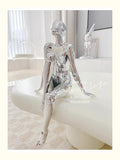 Mechanical Goddess Ornament - High-Tech Technological Decoration for Living Room, Entryway, TV Stand, Wine Cabinet, Office Desktop