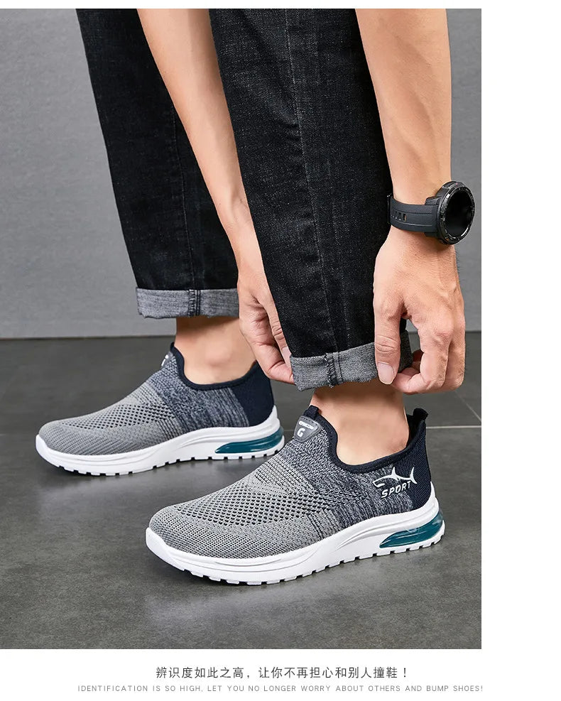 Men's summer shoes 2025 new lazy shoes breathable mesh casual sports shoes man comfortable cheap shoes clearance free shipping