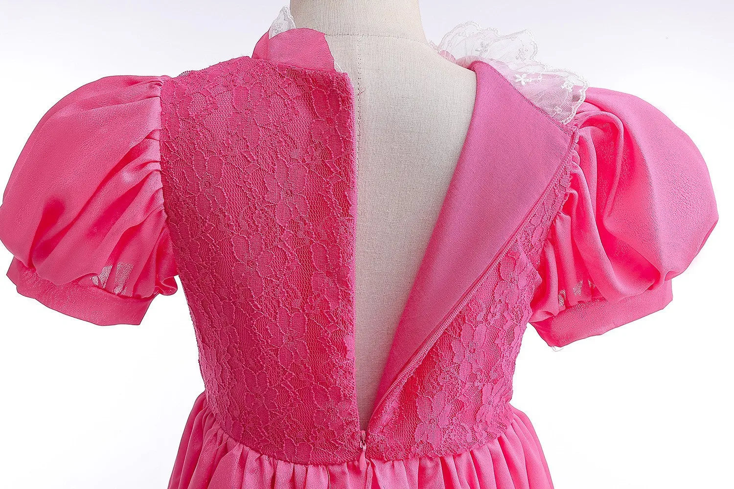 Peach Cosplay Costume for Girls Fancy Princess Cosplay Pink Dress Carnival Birthday Party Kids Movies Ball Gowns Clothes