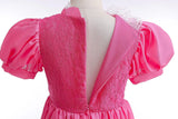 Peach Cosplay Costume for Girls Fancy Princess Cosplay Pink Dress Carnival Birthday Party Kids Movies Ball Gowns Clothes