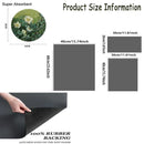 Coffee-Themed Kitchen Counter Dish Drying Mat Absorbent Diatom Mud Mat for Coffee Bar Espresso Machine Restaurant Decor