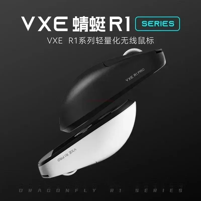 Vxe Dragonfly R1 Pro Max Wireless Mouse R1 Se Light Weight Paw3395 Nordic52840 2khz Smart Speed ​​X Low Delay Fps Game Mouse Gift