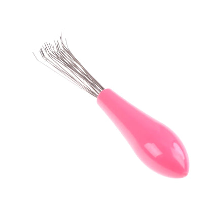 1 PC Random Color Comb Hair Brush Cleaner Cleaning Remover Embedded Plastic Comb Cleaner Tool