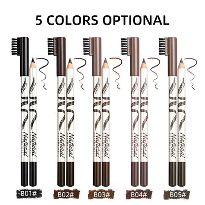 Makeup Menow Eyebrow Pencil Eyebrow Marker Waterproof Eyebrow Tattoo for Eyebrows 5 Colors Enhancer Dye Tint Pen Long Lasting