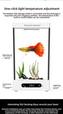 Smart betta dedicated fish tank desktop mini small ecological self-circulating desk aquarium fish tank