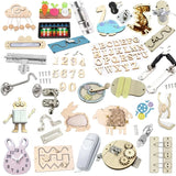 Wooden Busy Board DIY Toy Baby Montessori Sensory Activity Board Accessories For Children Locks Busyboard Parts Educational Toys