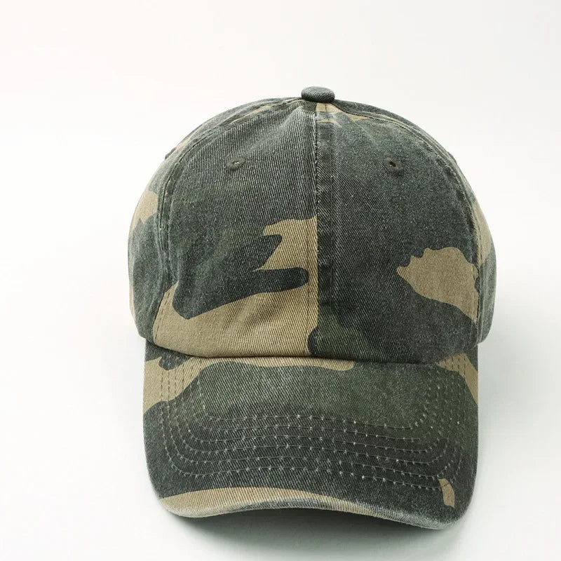 Japanese Style Street Tide Brand Soft Top Camouflage Baseball Cap Female Face Little Wild Peaked Chapéu Da Nike Cap