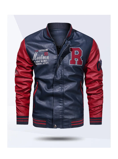 Motorcycle Wear Men Racing Motorcoss Jacket Winter Motorbike Clothing Protector Waterproof Moto PU Leather Jacket