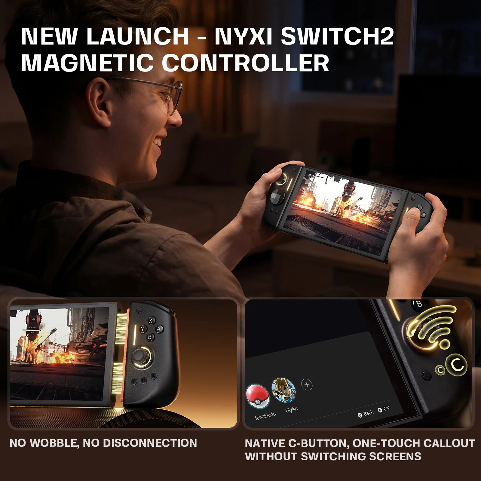 NYXI Hyperion 3 Wireless JoyPad for Switch 2