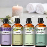 PHATOIL 30ml Óleos Essenciais de Lavanda, Hortelã-pimenta, Baunilha e Melaleuca para Aromaterapia e Fabricação de Velas - Óleos Aromáticos Naturais de Eucalipto