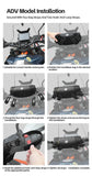 Rhinowalk Motorcycle Handlebar Bag Waterproof Universal Storage Bag Travel Motor Accessory For BMW1250ADV KTM890 CF450 Kawasaki