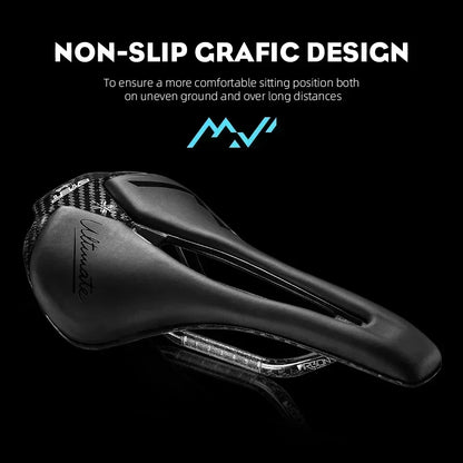 RYET Bicycle Saddle Ultralight Racing Bike Full Carbon Bike Seating Saddles 115g 7x9mm Road Sports Cushion Cycling Accessories