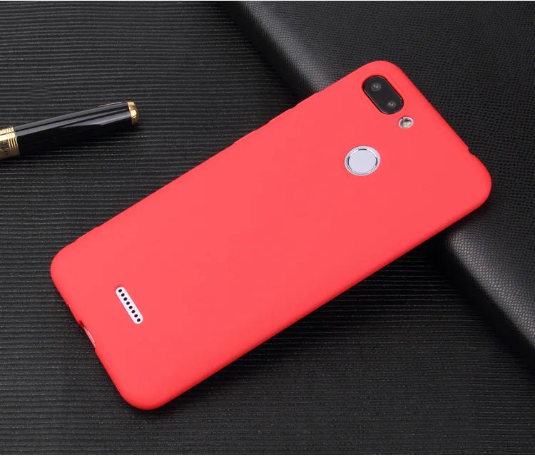 Funda de silicona TPU mate para Xiaomi Redmi 6 6A (5,45 pulgadas)