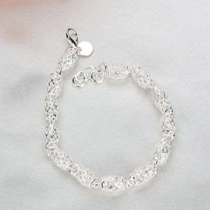 Fashion 925 Sterling Silver Bracelets For Women Luxury Original Designer Hollow Lantern Ball Charm Bracelets Beautiful Jewelry