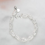 Fashion 925 Sterling Silver Bracelets For Women Luxury Original Designer Hollow Lantern Ball Charm Bracelets Beautiful Jewelry