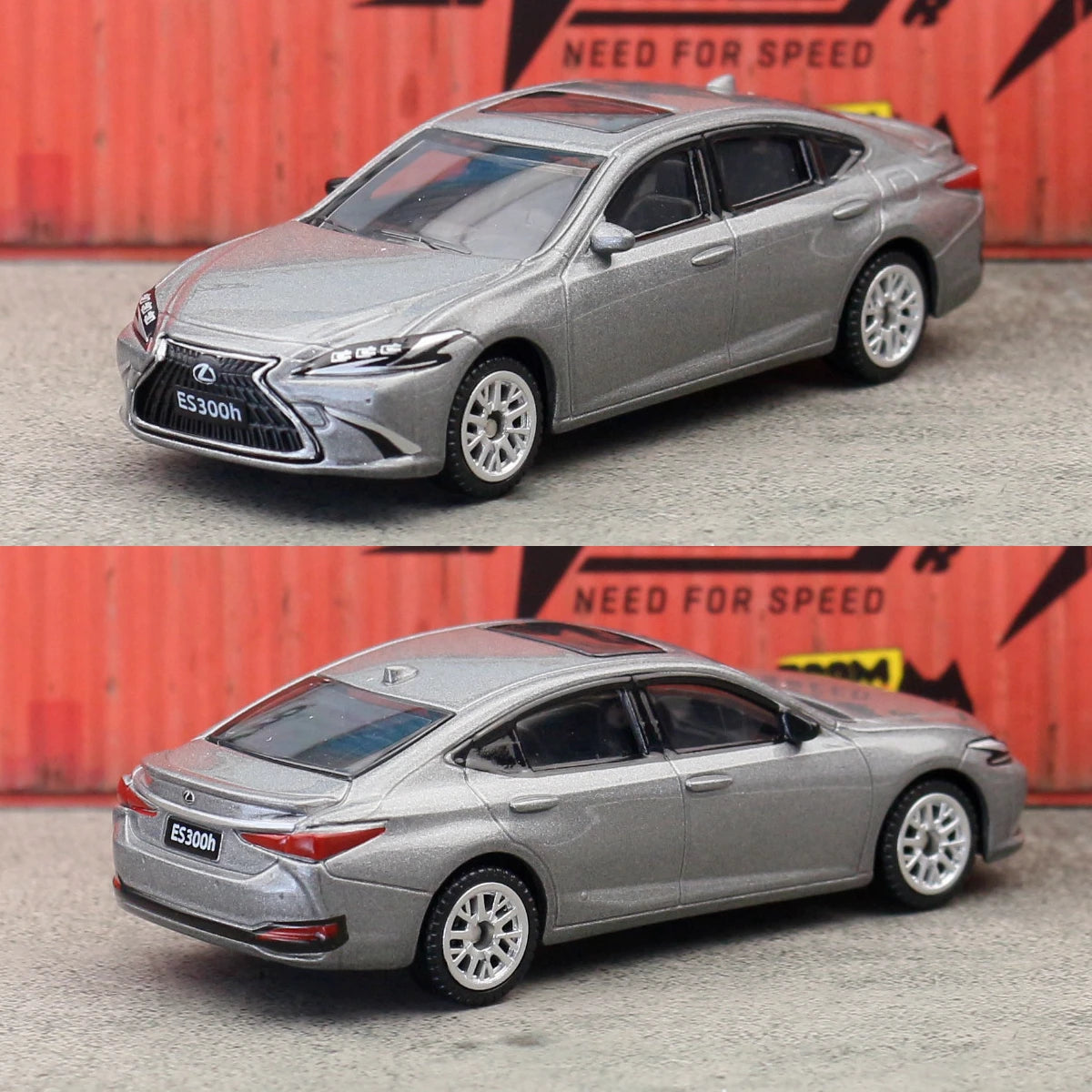 1/64 Leuxs ES300h Toy Car Model CCA MSZ 1:64 Diecast Vehicle Miniature Free Wheels Collection Suitable for Hot Wheels Gift Kid