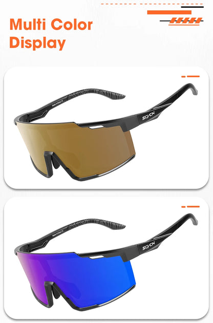 SCVCN Photochromic Cycling Sunglasses Sports Bicycle Glasses MTB Mountain Bike Goggles Accessories UV400 Outdoor Eyewear Men
