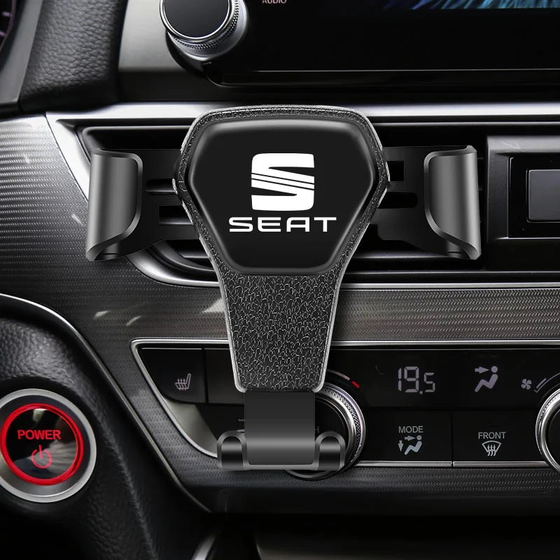 Gravity Car Phone Holder Air Vent GPS Stand Accessories For Seat Ibiza 6l 6J Leon Mk3 mk2 5F Cupra Alhambra Ateca Arona Tarraco