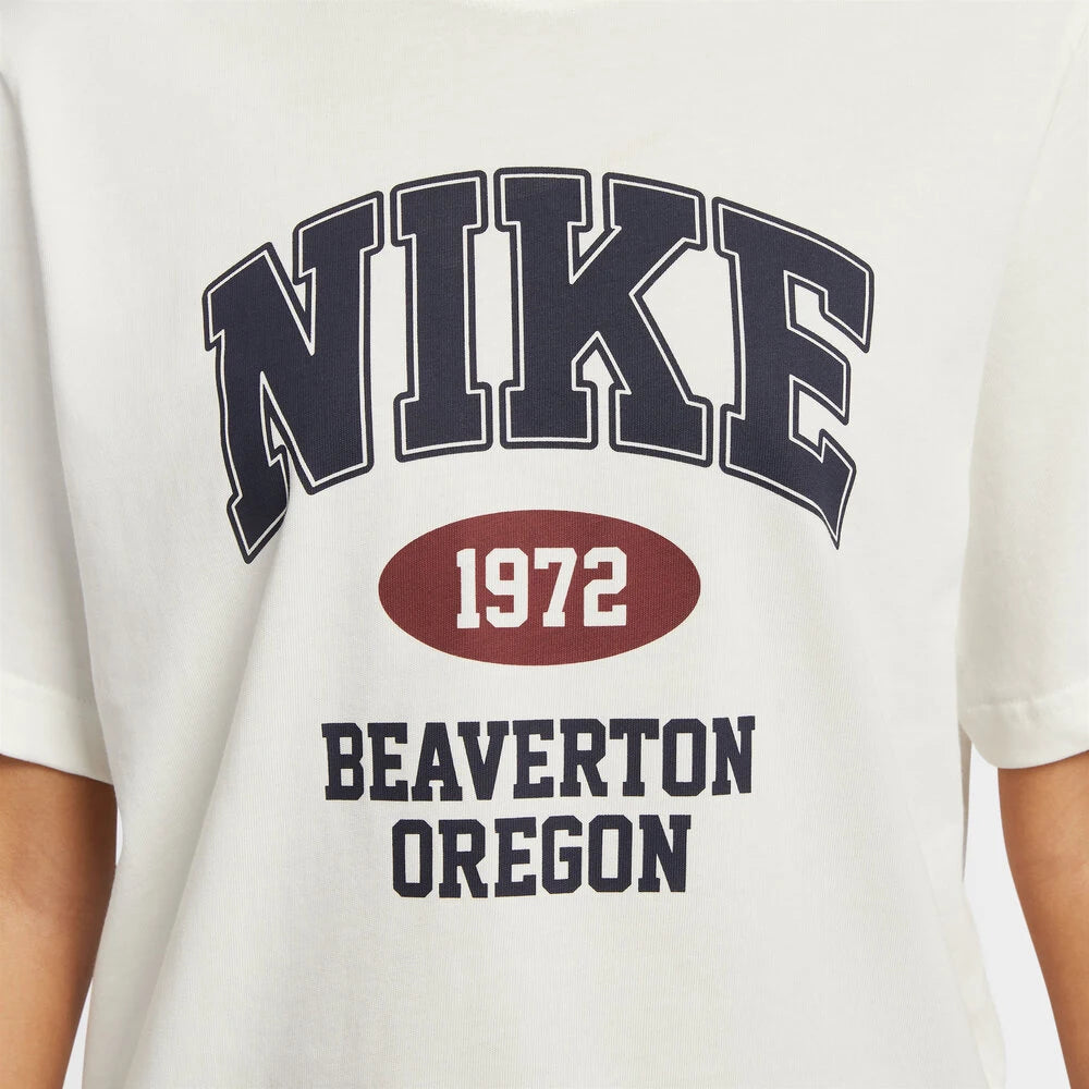 NIKE 2025 Women's AS W NSW SS BOXY RETRO TEE GCE Knitted T-shirt IH0825-133