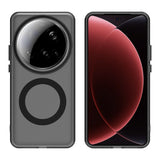 Matte Clear Magnetic Wireless Charge Magsafe Case For Xiaomi 15 Ultra 14T Pro Civi4 Military Armor Shockproof Candy Color Cover