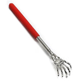 Skull Palm Telescopic Back Scratcher Hand Massager Back Slap with Rubber Handles Fun and Novel Tool for Decompression Hand Stick