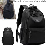 New Trendy Black Backpack Casual School Bag for Daily Commuting Outdoor Trips Festival Gifts