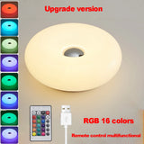 Bauhaus table lamp USB plug bedroom bedside lamp living room dining room decoration donut ambient light (Not glass)