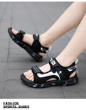 Kids Boys Trendy Camouflage Platform Strap Sandals Lightweight Soft Sole Non-slip Girls Children For Summer Outdoor Beach Shoe