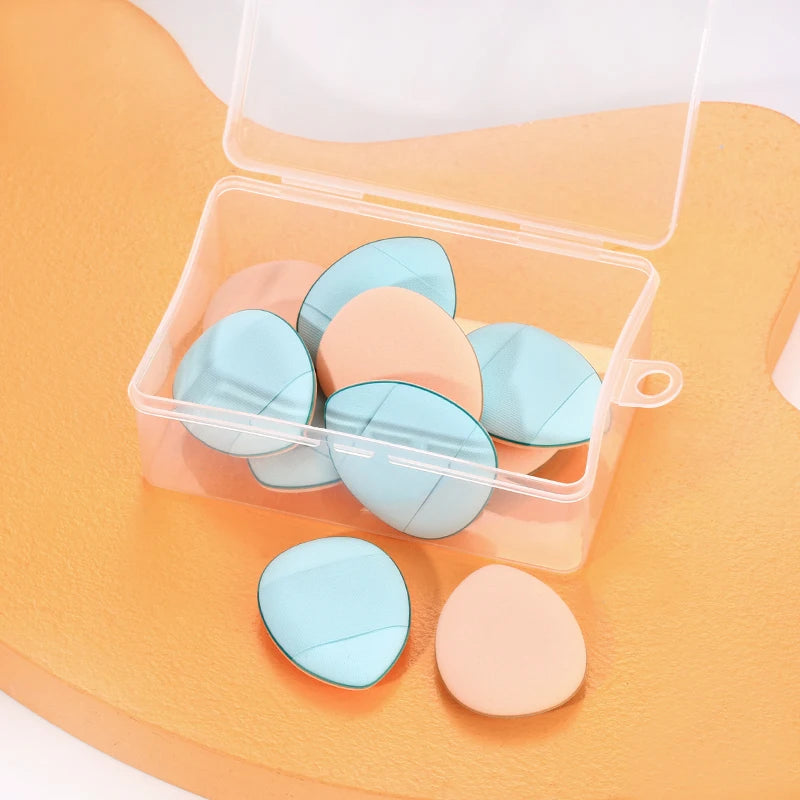 5/10/20Pcs Mini Finger Sponge Puff For Makeup Foundation Powder Detail Face Concealer Cream Blend Cosmetic Sponges Accessories