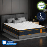 CD01 Mattress, 7 zones, H3 Hardness with Breathable 3D Fabric, Adaptive Foam, and Double-sided Design for Year-round Comfort,