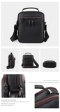 JOYIR New Genuine Leather Men Vintage Handbags Small Flap Men's Shoulder Bag Casual Office Messenger Bags Fashion Crossbody Bag