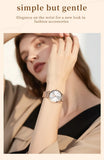 OLEVS 5653 Woman Watches Elegant Original Quartz Watch Waterproof Arabic Numerals Mesh Belt Date Ladies Watch Set Bracelet Watch