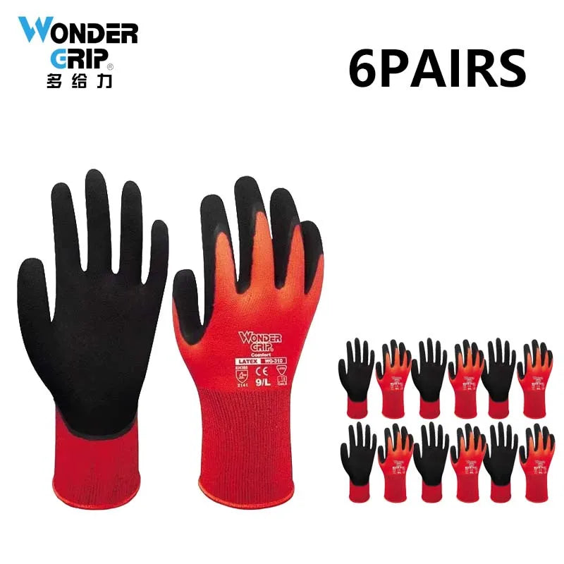 1 par de luvas de jardinagem para mulheres e homens, luvas de jardim revestidas de nitrilo, protegem contra cortes e sujeira, nylon elástico respirável