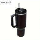 KEMORELA 30&40 oz Tumbler With Handle Lid Straw 887/1182ML Stainless Steel Water Bottle Vacuum Thermos Cup Travel Car Coffee Mug