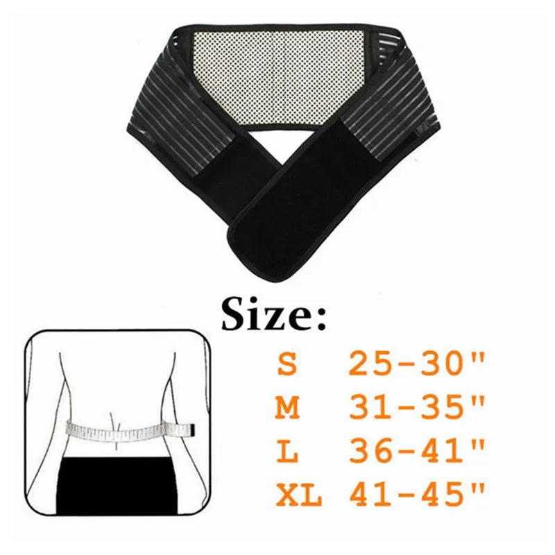 Lumbar Support Belt Disc Herniation Orthopedic Medical Strain Pain Relief Corset For Back Spine Decompression Brace Self-heating