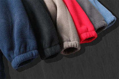 2024 Brand Winter Fleece Jacket Men's Casual Thickened Wool Jacket high quality Design Warm Fashion Hooded Coat Outdoor Ski Suit