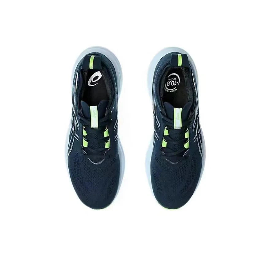Original Asics Nimbus 26 Running Shoes Men Cushion Stability Asics Sports Shoes Unisex Sneakers White