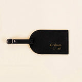 Personalized Leather Monogrammed Luggage Tag Couple Travel Baggage Label Tags Wedding Custom Best Friend Gift Bridal Shower Gift