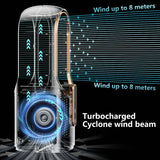 Portable USB Air Cooler Leafless Electric Desktop Fan 6 Speed Silent Timer Air Conditioner Cooling Humidifier Conditioning Fan